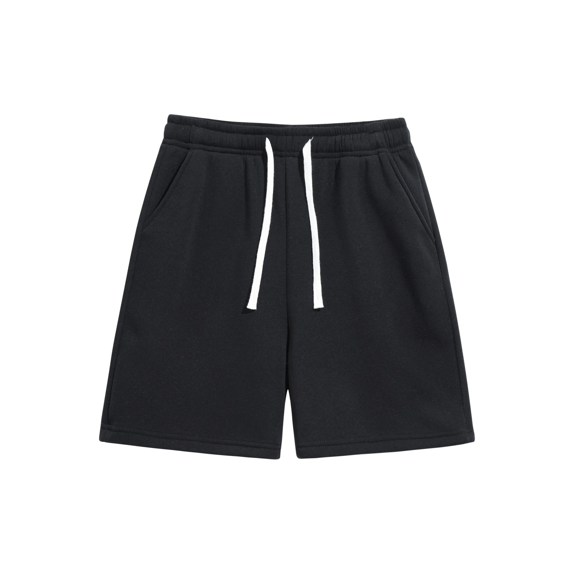 Summervibes2-Pack Men’S Knit Shorts, Loose Fit, Versatile, Mid-Thigh Length with Drawstring, Street Style, Comfortable for Everyday Wear