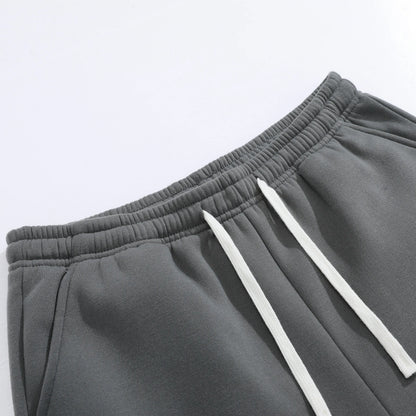 Summervibes2-Pack Men’S Knit Shorts, Loose Fit, Versatile, Mid-Thigh Length with Drawstring, Street Style, Comfortable for Everyday Wear