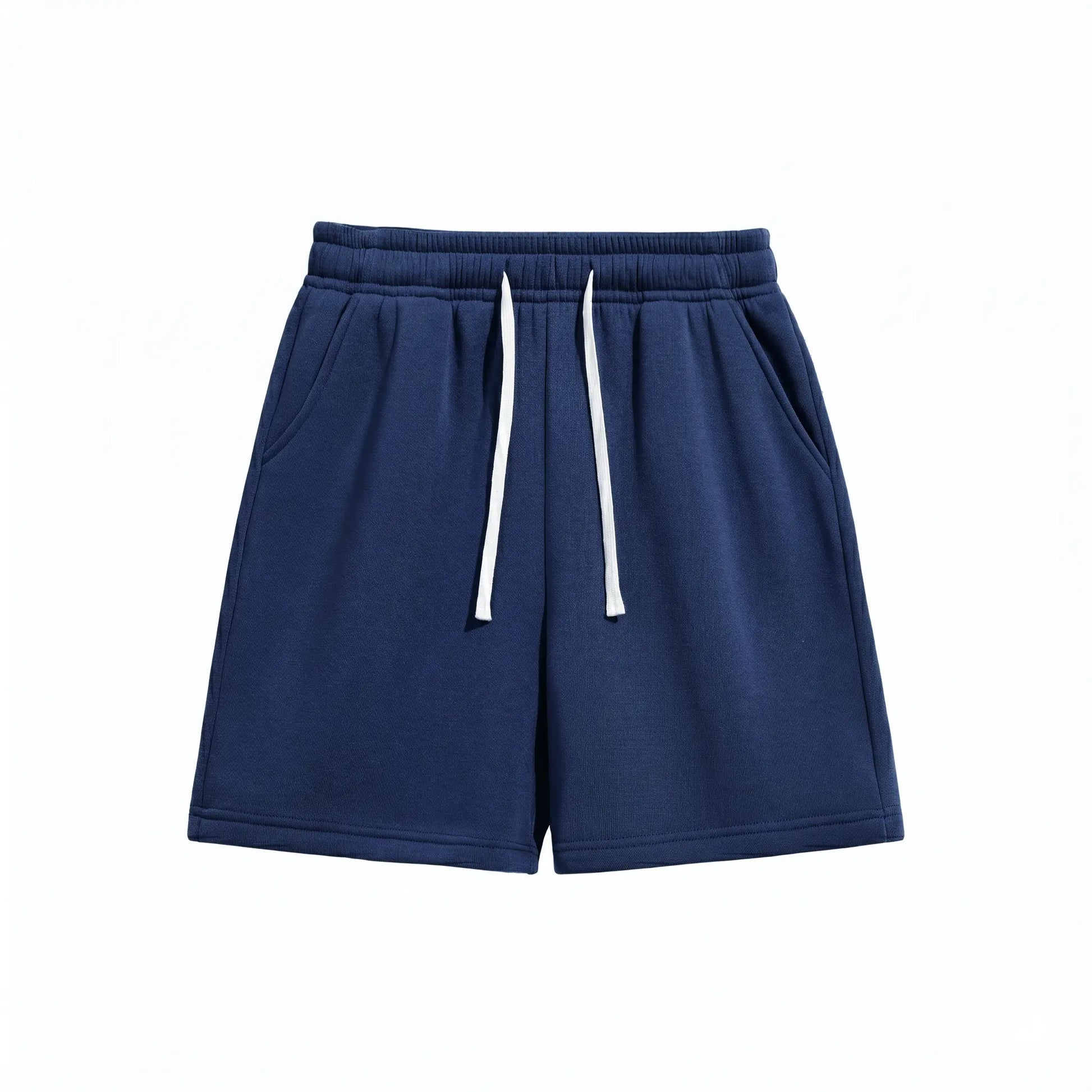 Summervibes2-Pack Men’S Knit Shorts, Loose Fit, Versatile, Mid-Thigh Length with Drawstring, Street Style, Comfortable for Everyday Wear