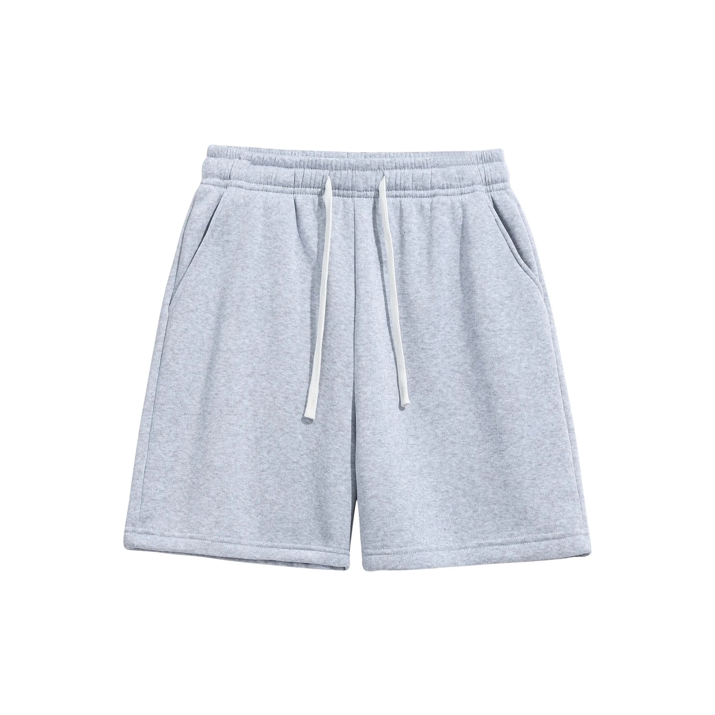 Summervibes2-Pack Men’S Knit Shorts, Loose Fit, Versatile, Mid-Thigh Length with Drawstring, Street Style, Comfortable for Everyday Wear