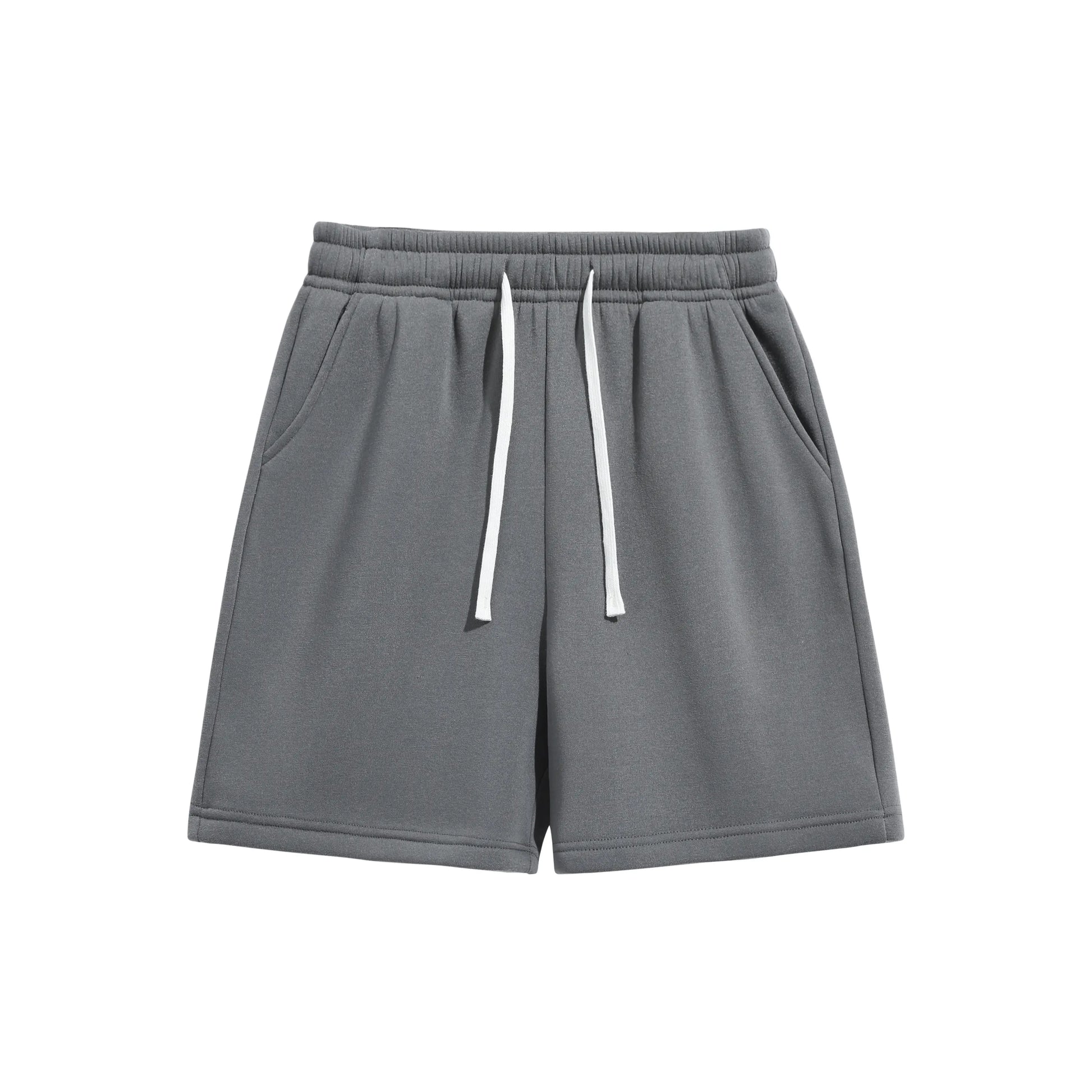 Summervibes2-Pack Men’S Knit Shorts, Loose Fit, Versatile, Mid-Thigh Length with Drawstring, Street Style, Comfortable for Everyday Wear