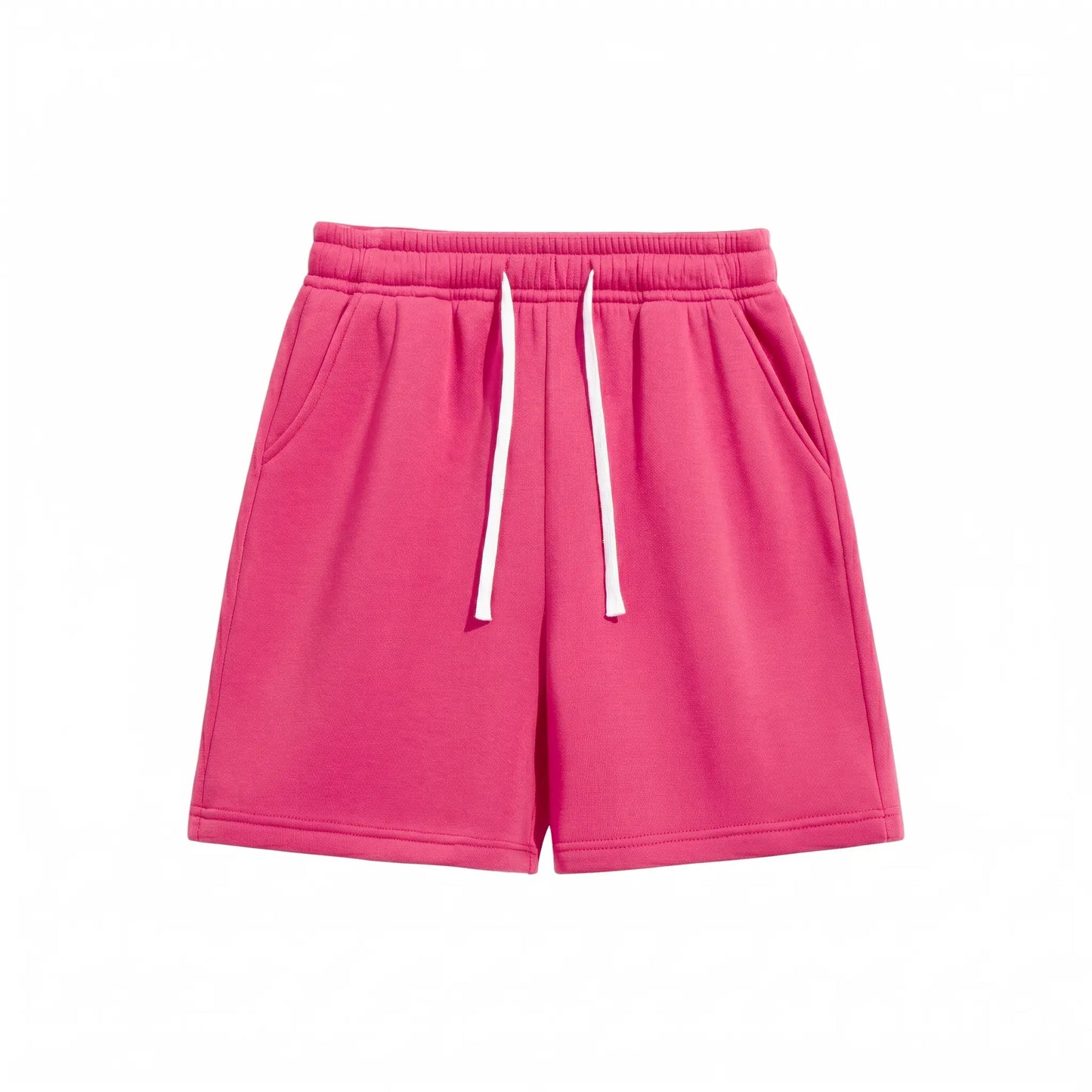 Summervibes2-Pack Men’S Knit Shorts, Loose Fit, Versatile, Mid-Thigh Length with Drawstring, Street Style, Comfortable for Everyday Wear