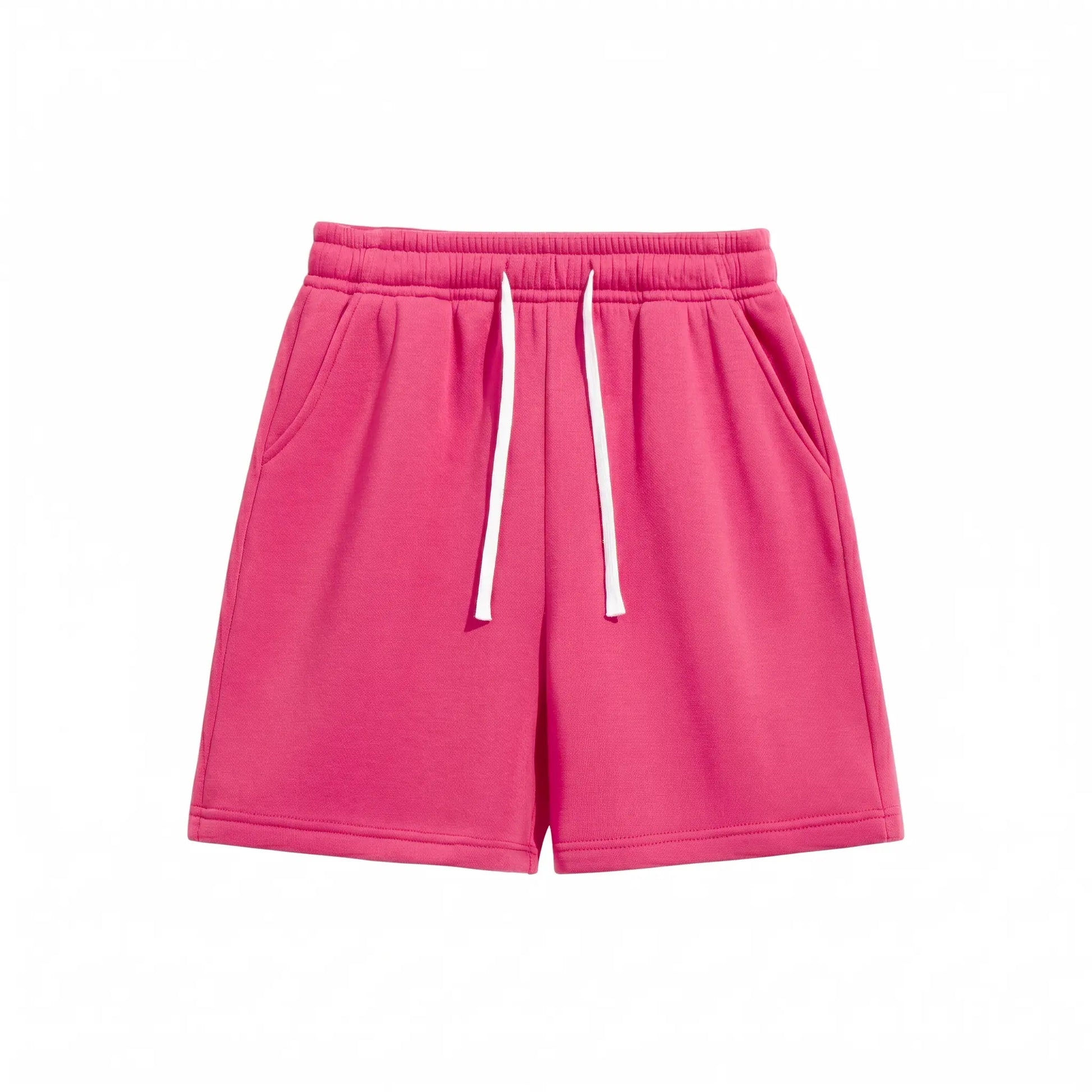 Summervibes2-Pack Men’S Knit Shorts, Loose Fit, Versatile, Mid-Thigh Length with Drawstring, Street Style, Comfortable for Everyday Wear